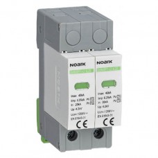 DC ПЗІП Ex9UEP, Class 1+2, In=6,25kA, 1200 V DC, 2мод. , Ex9UEP1+2 6.25  2P 1200 EU
