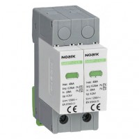 DC ПЗІП Ex9UEP з дод. контактом, Class 1+2, In=6,25kA, Class 1+2, In=6,25kA, 1500 V DC, 2мод. , Ex9U