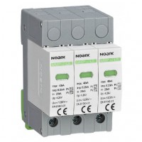 DC ПЗІП Ex9UEP, Class 1+2, In=6,25kA, 1200 V DC, 3мод. , Ex9UEP1+2 6.25  3P 1200 EU