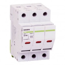 Тримач-роз'єднувач запобіжників; типорозмір 10x38mm 3P 32A , Ex9F 3P 32A