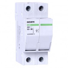 Тримач-роз'єднувач запобіжників; типорозмір 10x38mm 2P 32A, без індикатора , Ex9F 2P 32A WI