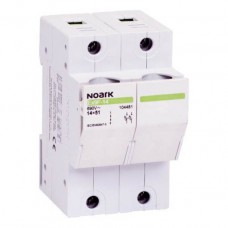 Тримач-роз'єднувач запобіжників; типорозмір 14x51mm 2P 50A , Ex9F-14 2P 50A