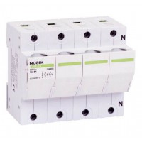 Тримач-роз'єднувач запобіжників; типорозмір 14x51mm 3PN 50A , Ex9F-14 3PN 50A