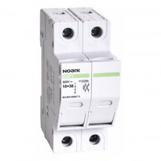 Ex9FS Тримач-роз'єднувач запобіжників; типорозмір 10x38mm 2P 32A, без індикатора , Ex9FS 2P 32A WI