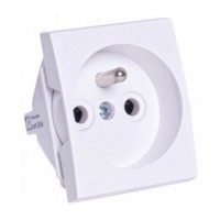 Модульна розетка 16А, 250В Французький стандарт, FS PMF-C