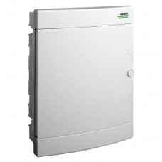 Модульний щиток, білі дверцята, вбудованого монтажа, IP40, 2 ряда, 2x12 модулі, PNF 24W