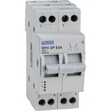 Ручний перемикач вводу (І-0-ІІ) RPV 2P 40A АСКО