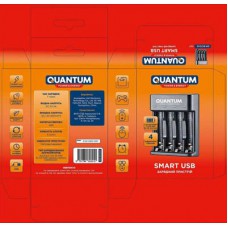 Зарядний пристрій Quantum QM-BC1040 для Ni-MH/Ni-CD 1.2V акум. AA/AAA  4-slot (USB)