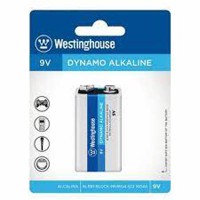 Лужна батарейка Westinghouse Dynamo Alkaline 9V/6LR61 крона 1 шт./пач.