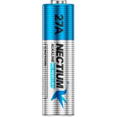Лужна батарейка Nectium Alkaline A27 12V 1шт/уп blister