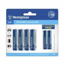 Лужна батарейка Westinghouse Dynamo Alkaline 4 шт AA/LR6 + 2 шт AAA/LR03 уп/blister