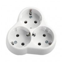Viko 3-ая розетка с/з скрытого монтажа