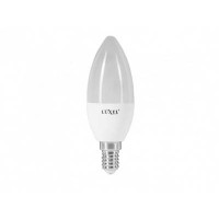 LUXEL Лампа LED C37 7w E14 3000K (040-H)