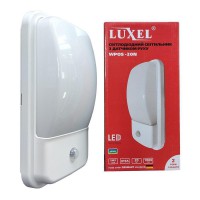 Світлодіодний світильник LUXEL з датчиком руху 296х146х76мм 20W IP65 (WPOS-20N)