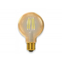 Лампа G80  filament golden 5w E27  2500K (077-HG)