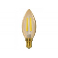 Лампа С35  filament golden 7w E14 2500K (076-HG)