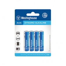Лужна батарейка Westinghouse Dynamo Alkaline AAА/LR03 4шт/уп blister