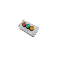 Кнопка 3-я XB2-B377 пуск-пуск-стоп в корпусе (желт/зел/красн)