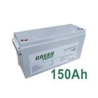  Акумулятор гелевий Green Energy 12V-150Ah для ДБЖ,  вага 42кг