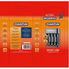  Зарядний пристрій Quantum QM-BC1040 для Ni-MH/Ni-CD 1.2V акум. AA/AAA  4-slot (USB)