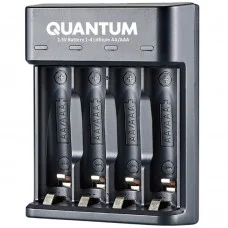  Зарядний пристрій Quantum QM-BC3040 для Lithium 1.5V акум. AA/AAA  4-slot (USB)