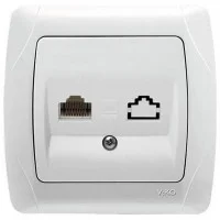 Viko Carmen 1-а Розетка комп\'ютерна (RJ45 Cat5e) біла