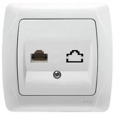 Viko Carmen 1-а Розетка комп\'ютерна (RJ45 Cat5e) біла