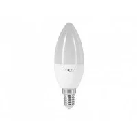 LUXEL Лампа LED C37 7w E14 3000K (040-H)