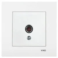 Viko Karre 1-я розетка TV концевая белая
