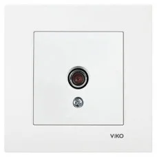 Viko Karre 1-я розетка TV концевая белая