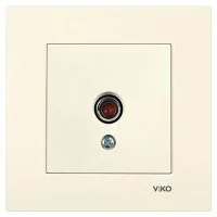Розетка телевізійна одинарна VIKO KARRE кремова (90960049)