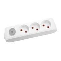 Viko Multilet колодка 3г с/з+кнопка