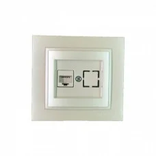  MONO-DESPINA 1-я компьютерная розетка (RJ45 CAT 6) (жемчуг)