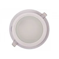LUXEL Панель LED коло (скло) 6w 4000K IP20 (DLRG-6N)