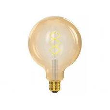  Лампа G125  filament golden spiral 6w E27 1800K (070-HG)