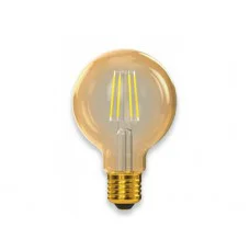  Лампа G80  filament golden 5w E27  2500K (077-HG)