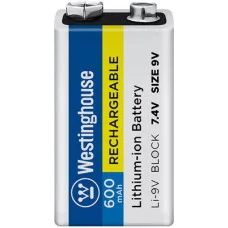 Акумулятор літій-іонний Westinghouse Li-ion  Крона 9V, 600mAh, 1шт