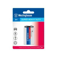 Сольова батарейка Westinghouse Super Heavy Duty 9V/6F22 Крона 1шт/уп shrink
