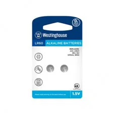 Лужна батарейка Westinghouse Alkaline "таблетка" LR60 2шт/уп blister
