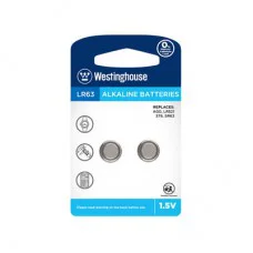 Лужна батарейка Westinghouse Alkaline "таблетка" LR63 2шт/уп blister